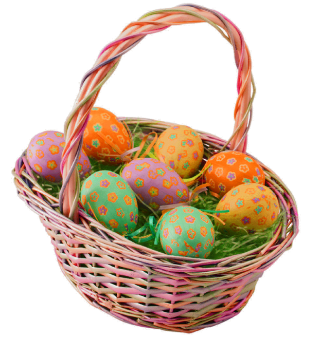 easter egg basket png