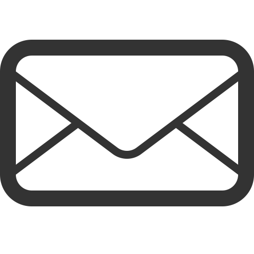 white email icon vector