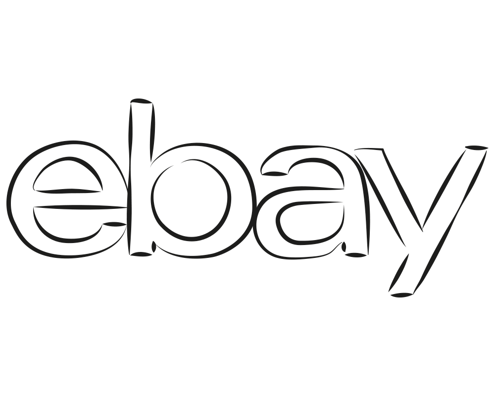 ebay logo black