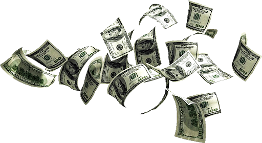 raining money clipart