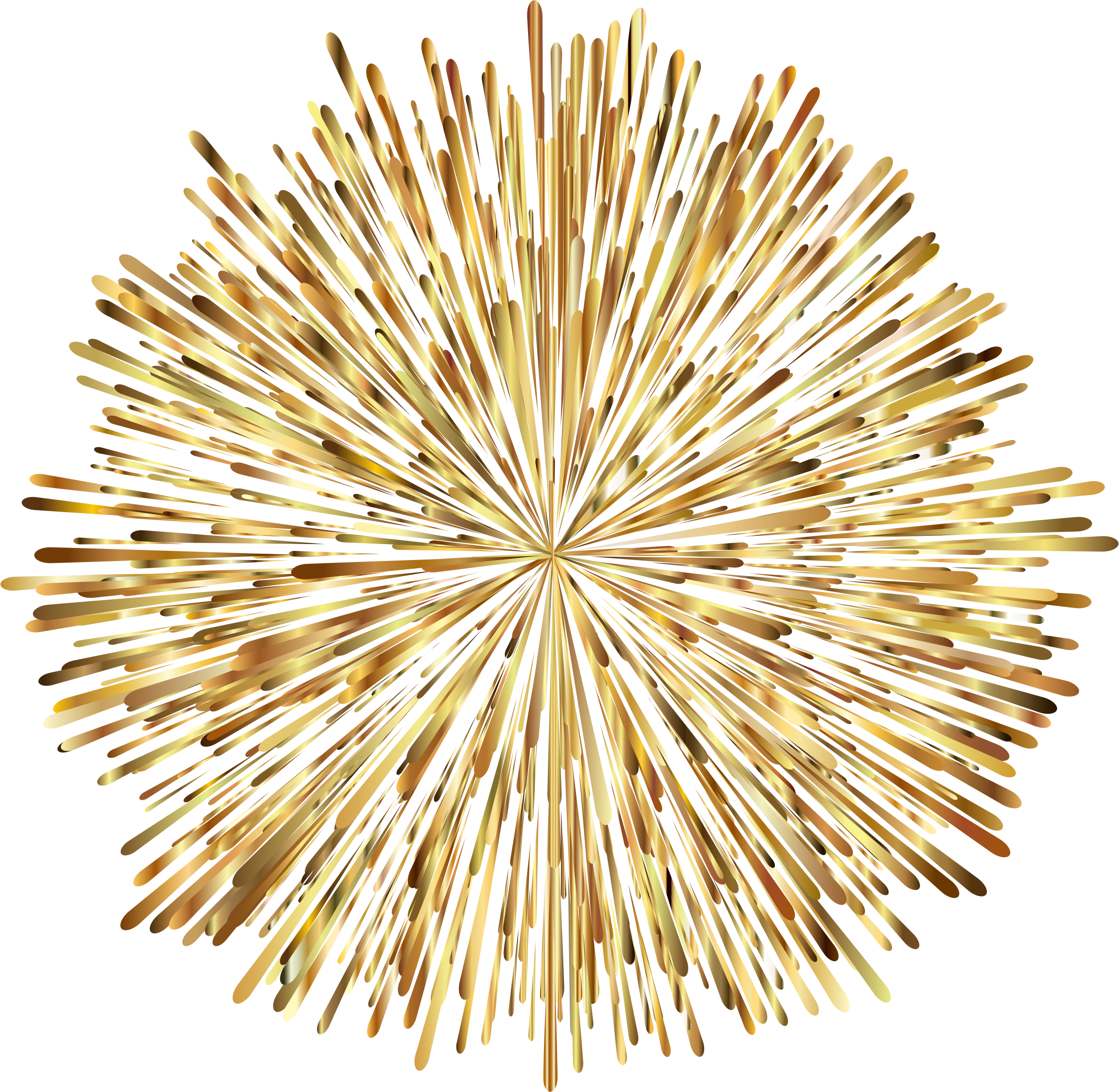 gold fireworks png