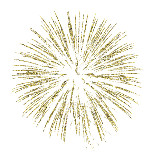 gold fireworks gif