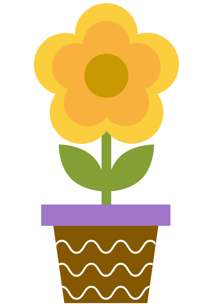 flower pot clipart png