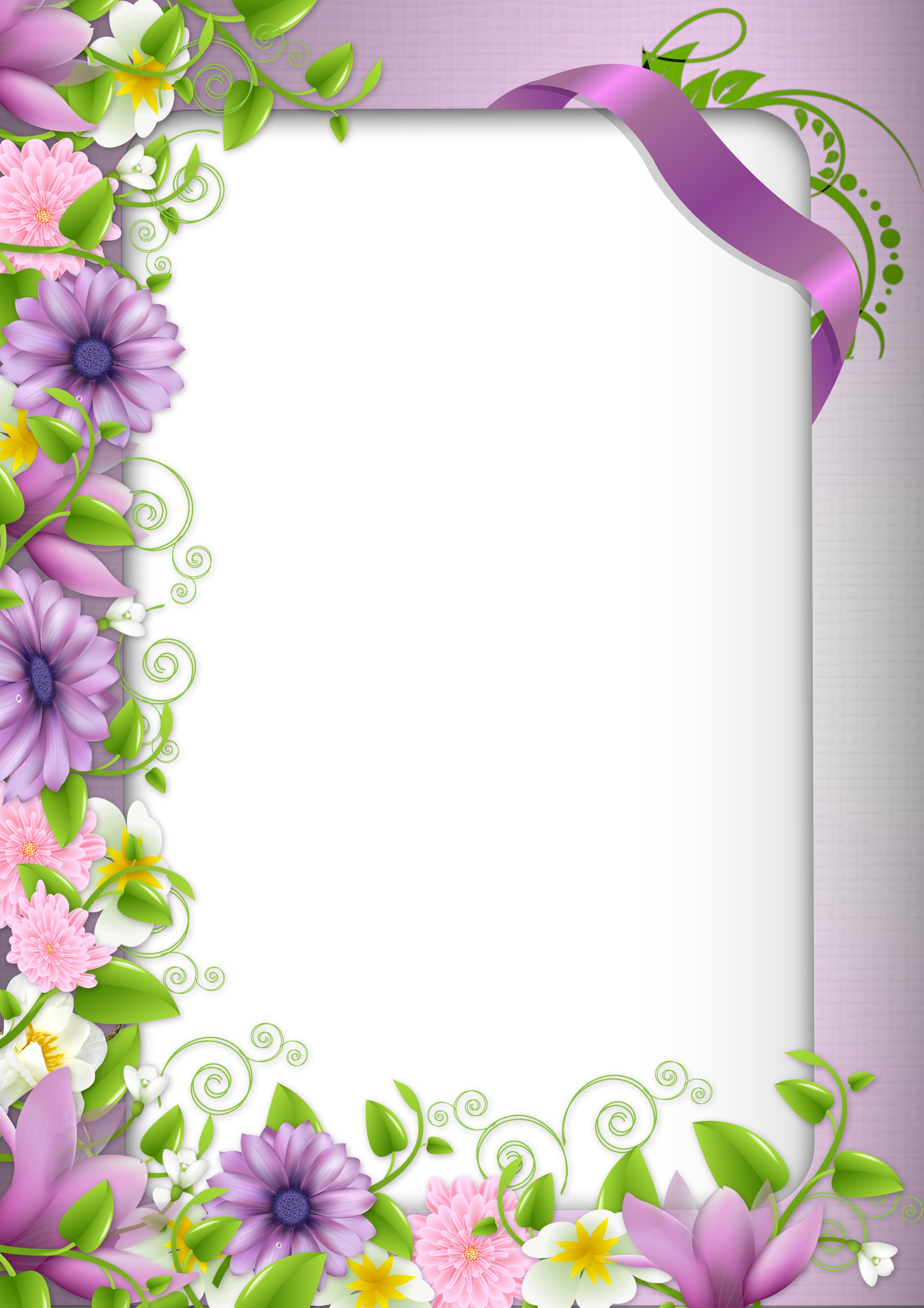 simple floral designs for border