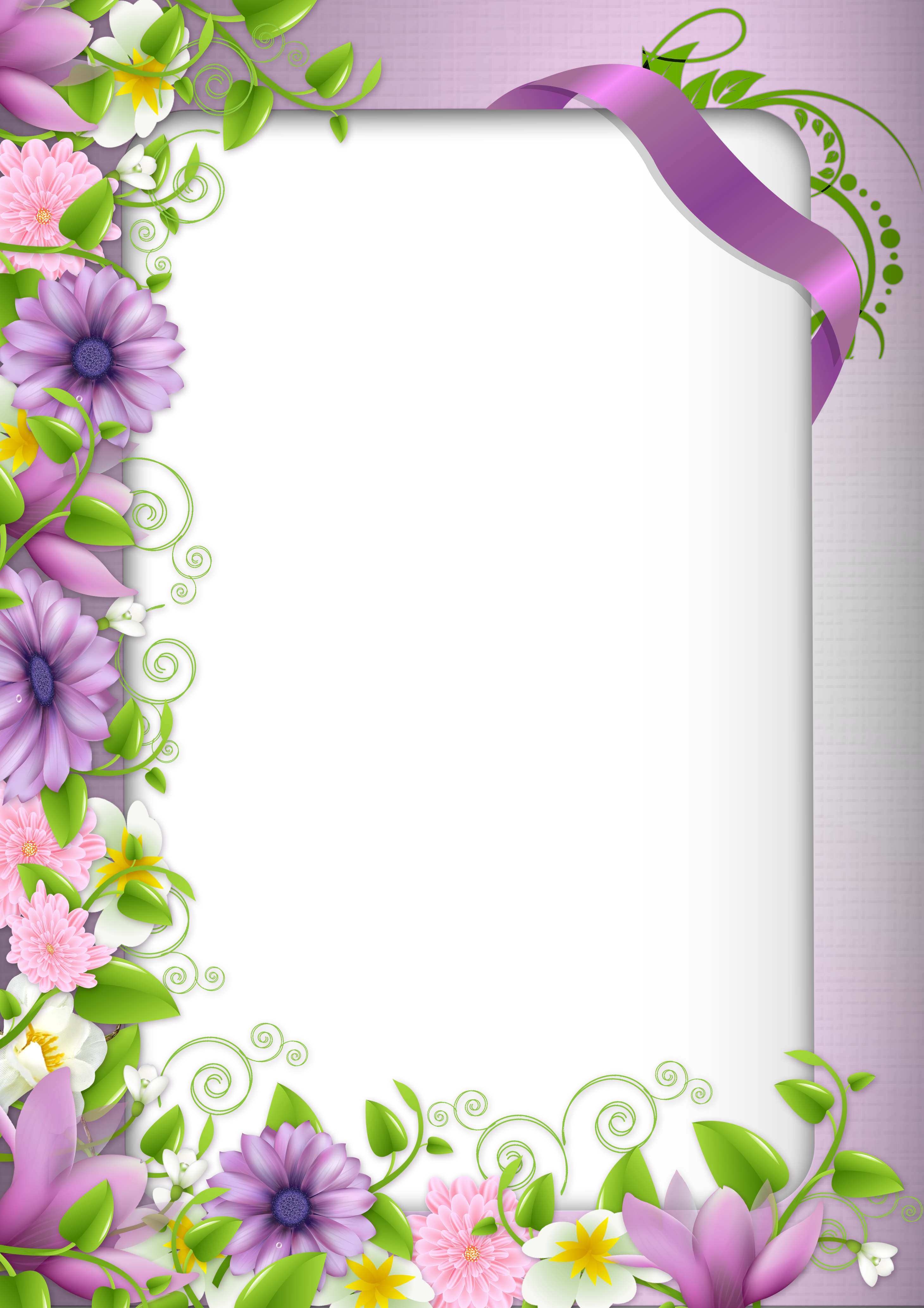 page border designs flowers png