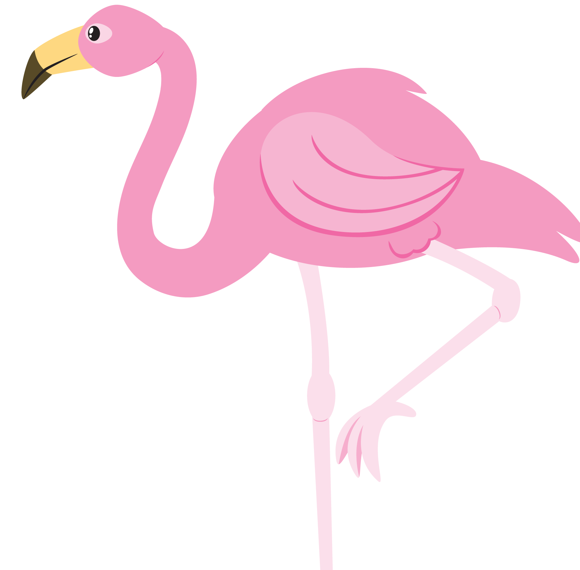 pink flamingos clip art free