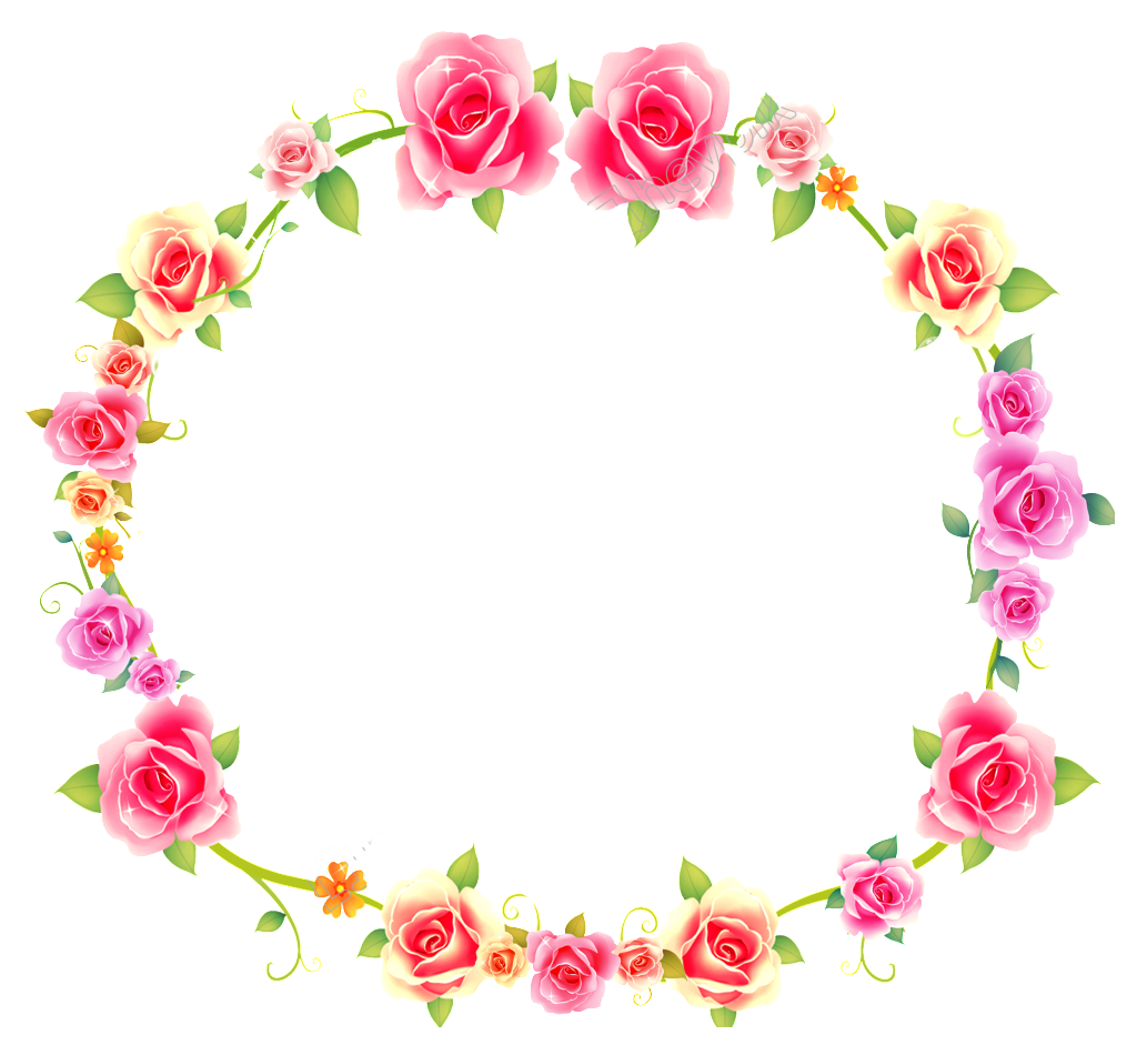 flowers frames and borders png