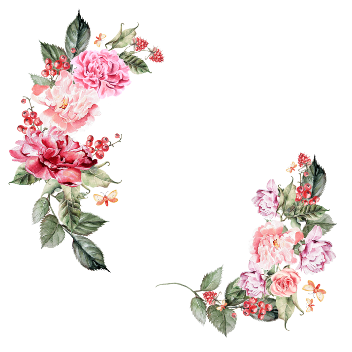 flowers frames and borders png