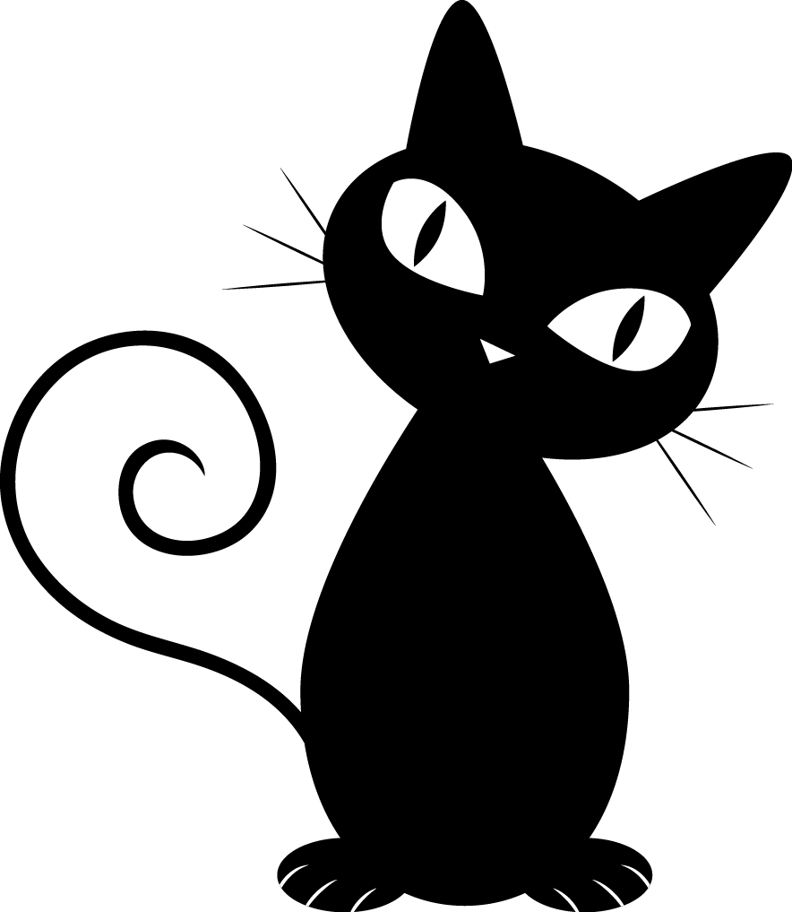 Black Cat Icon, Transparent Black Cat.PNG Images & Vector