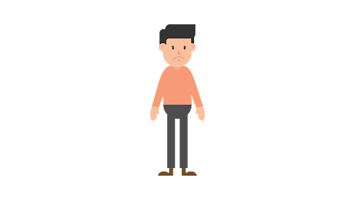 standing man illustration png