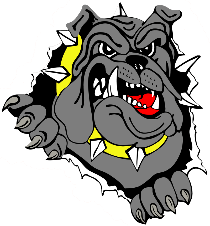 bulldog football vector