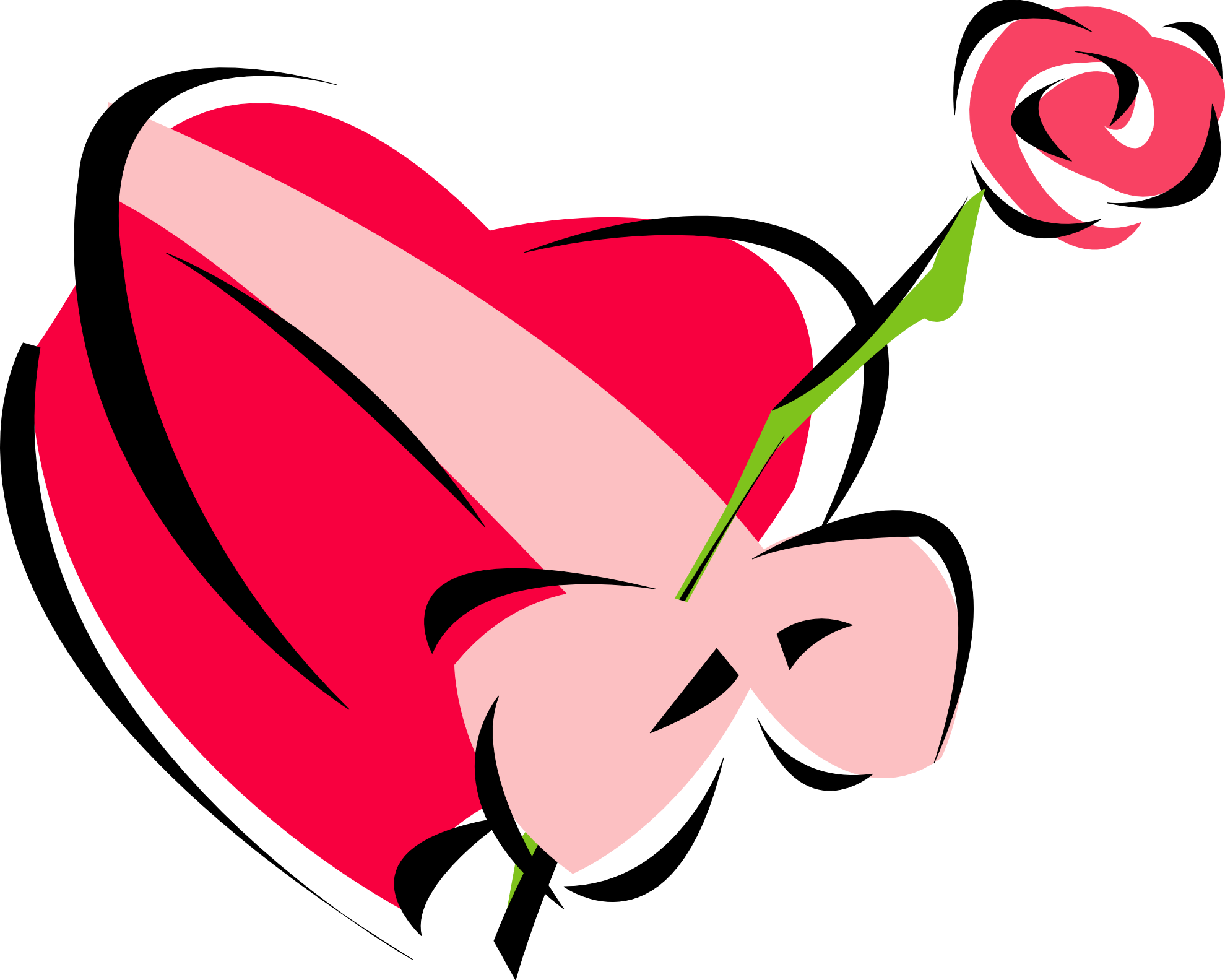 valentine flower clipart