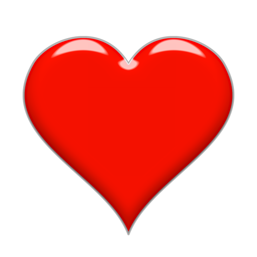 Red Heart PNG Transparent Images Free Download, Vector Files