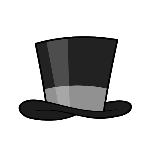 top hat transparent png