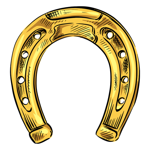 Download Vector Gold Horseshoe Download HD HQ PNG Image