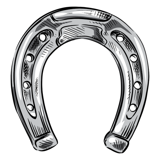 Horseshoe Illustration Clipart Hd PNG, Strong Horseshoe Vector Or