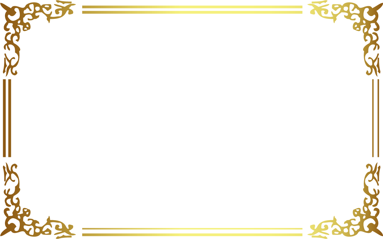 gold frame border clip art