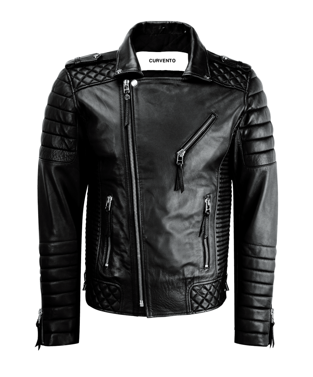 Transparent biker outlet jacket