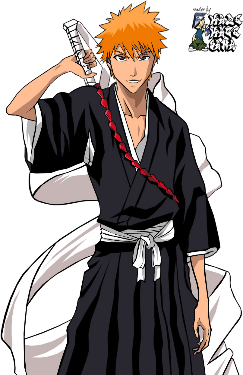 Download Kurosaki Ichigo Bleach HD Image Free HQ PNG Image