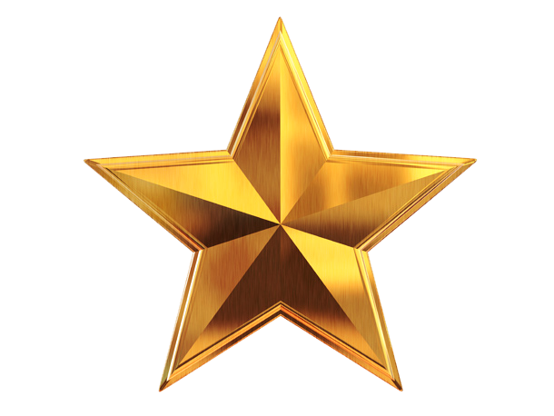 Gold Star PNGs for Free Download