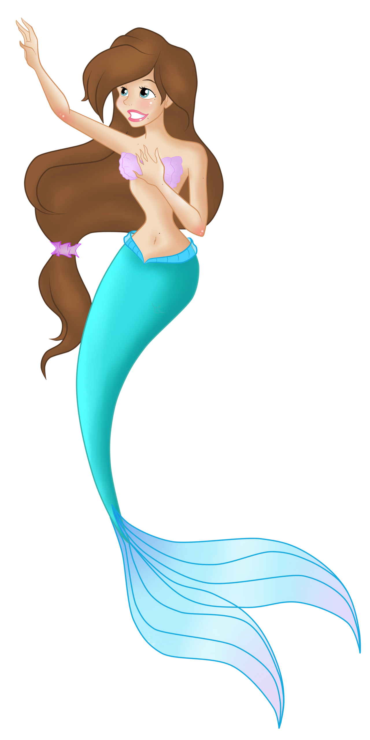 Mermaid Cartoon png download - 683*1024 - Free Transparent