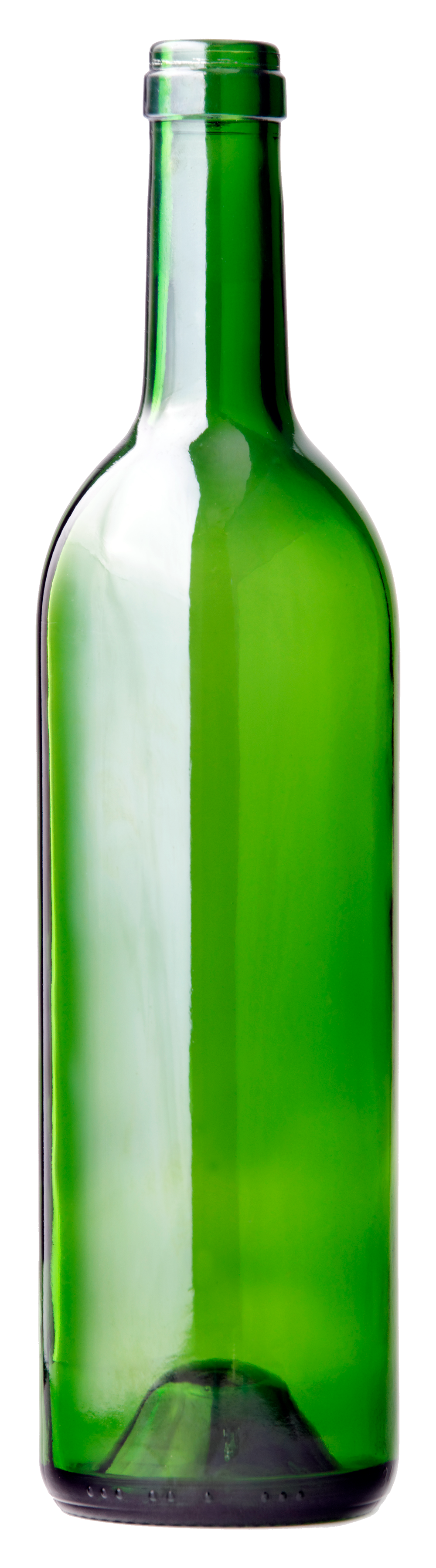 green glass bottle