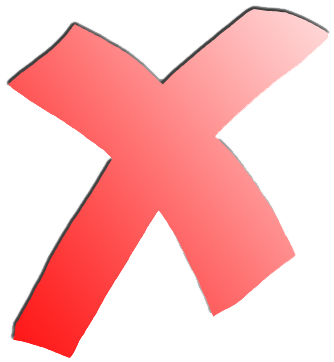 red x mark png