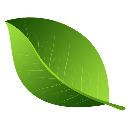 single green leaf logo