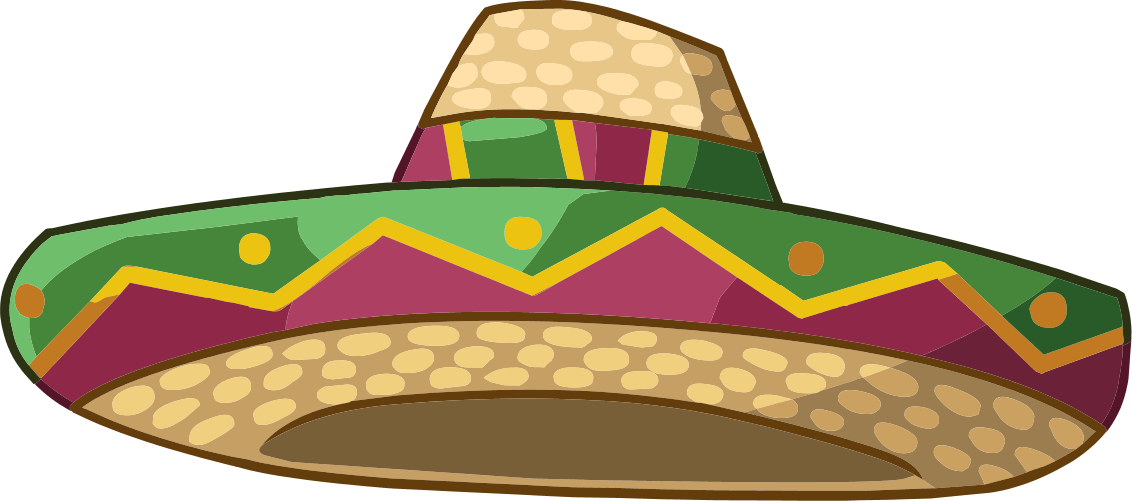 mexican with sombrero clip art