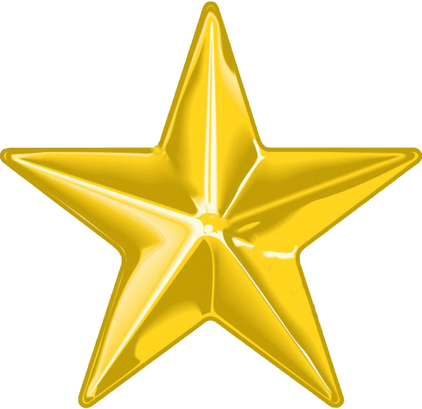 Gold Stars PNG Transparent Images Free Download, Vector Files