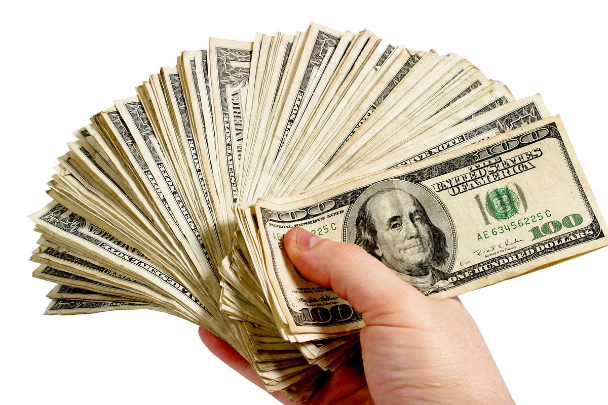 cash transparent background