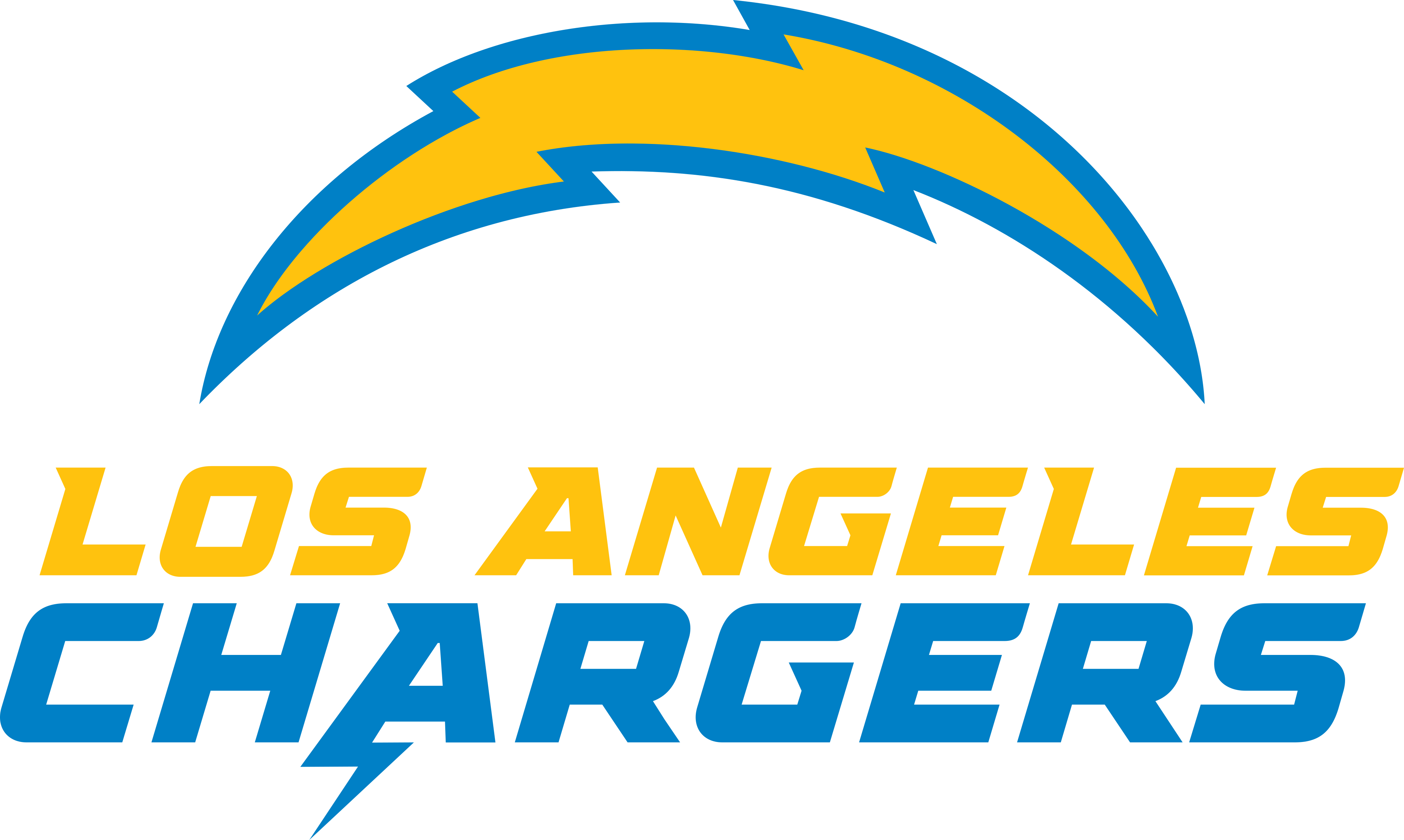 Download Los Angeles Chargers Colorful Logo Wallpaper