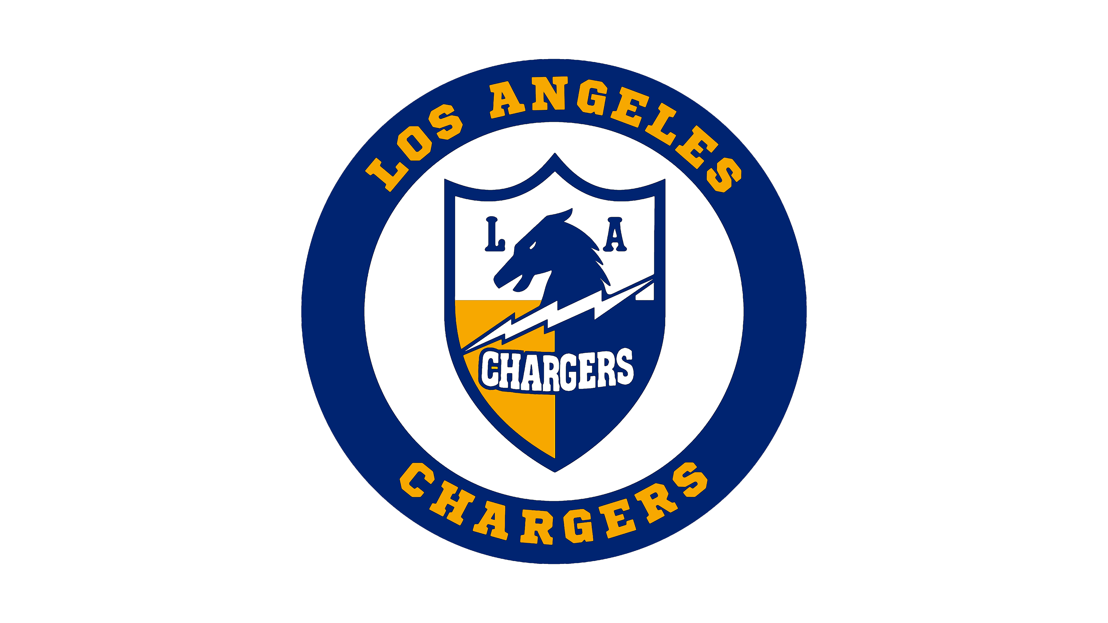 Download Los Angeles Chargers Colorful Logo Wallpaper