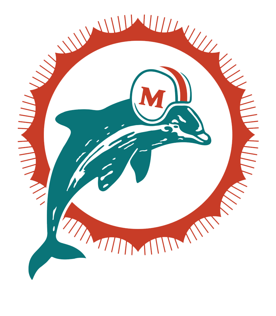 Download Miami Dolphins Creative Logo Wallpaper