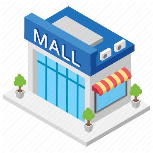 shopping mall clipart