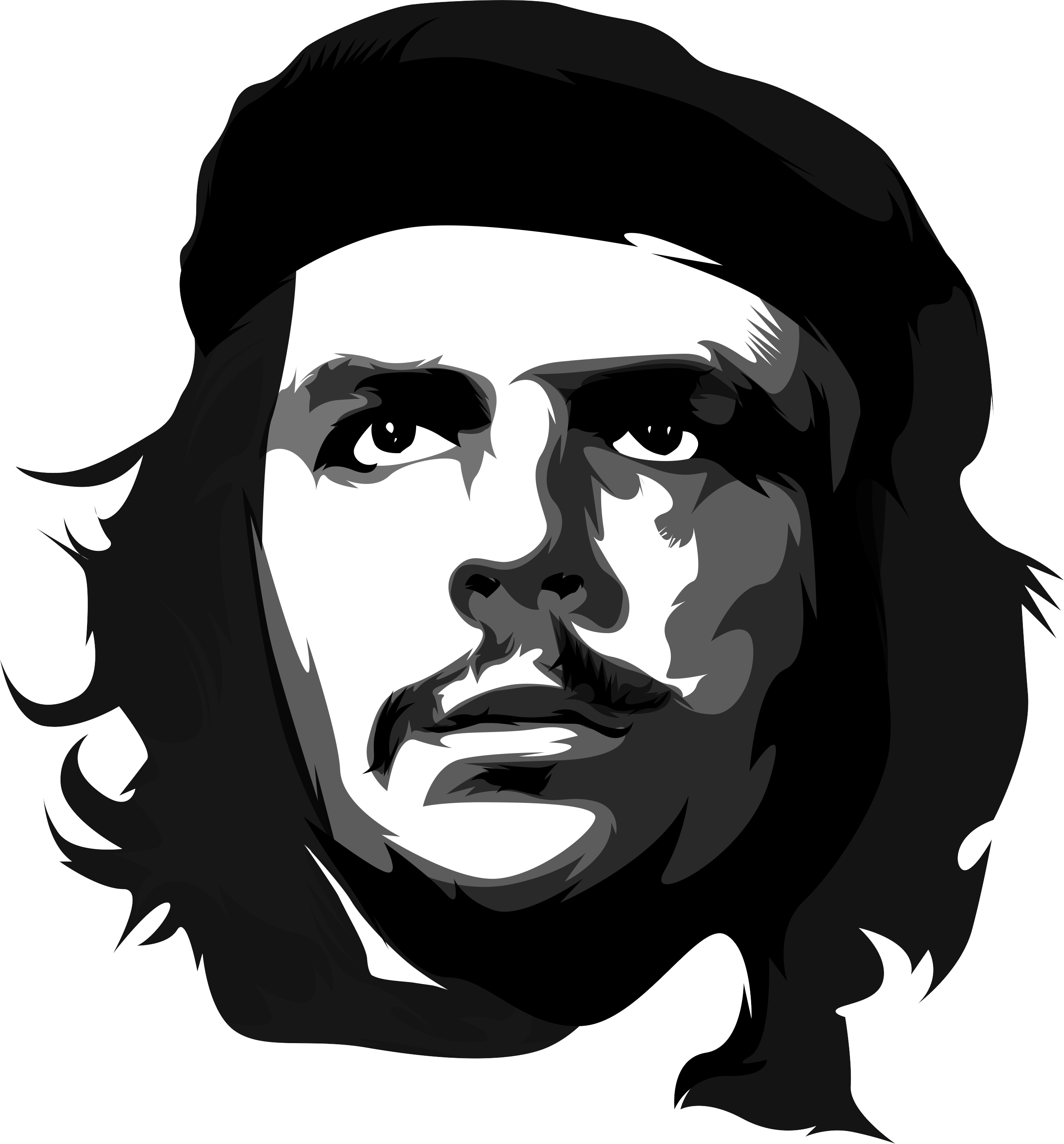 Che-guevara Logo And Emblem Design Royalty Free SVG, Cliparts