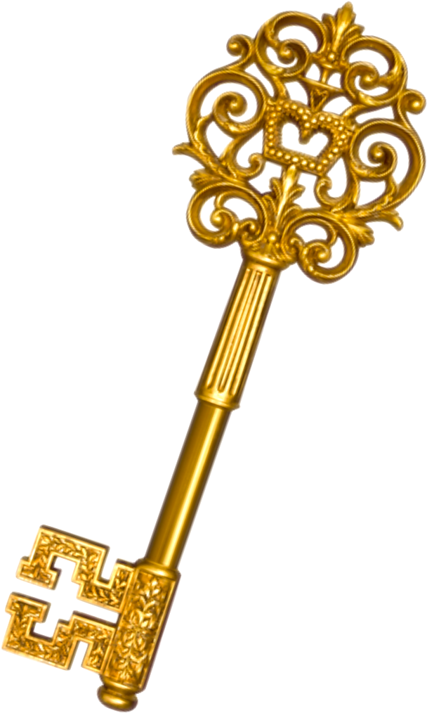 golden key logo png