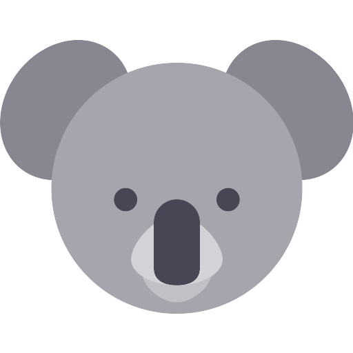 koala face clip art