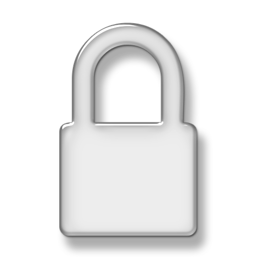 white lock icon png