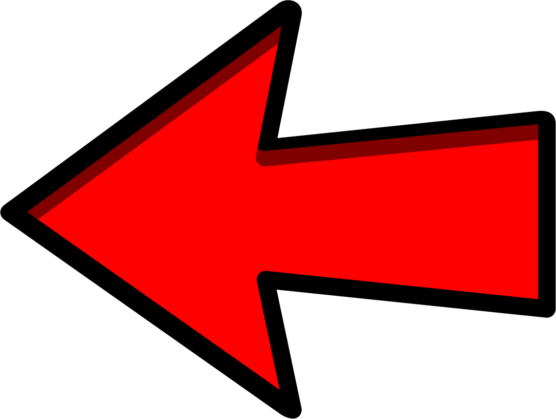 red right arrow clipart