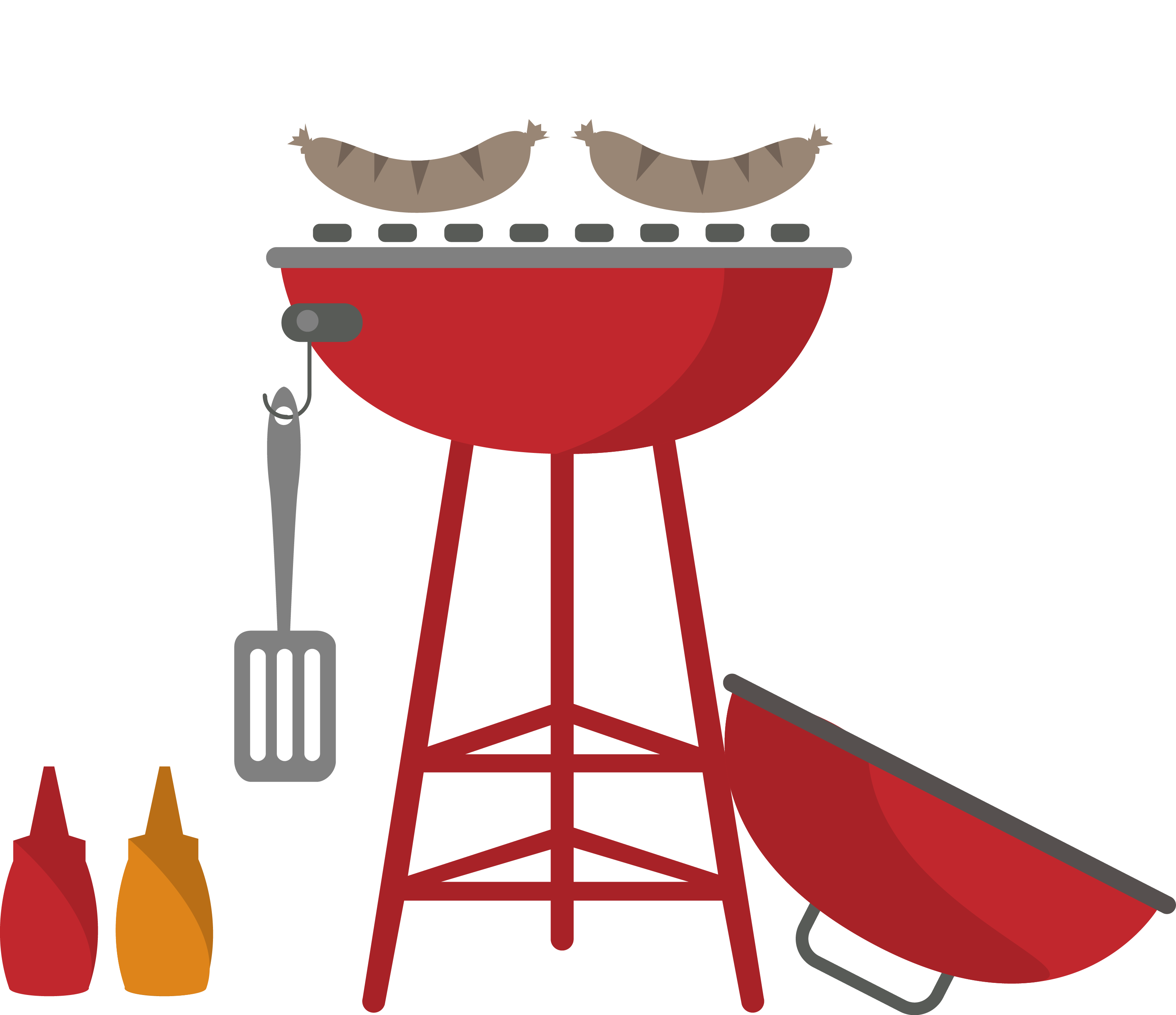 Bbq Tools Free Barbecue - Bbq Grill Clip Art - Png Download