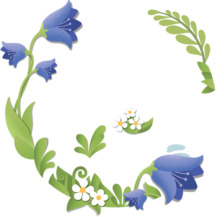 Bluebell Flower PNG Transparent Images Free Download, Vector Files