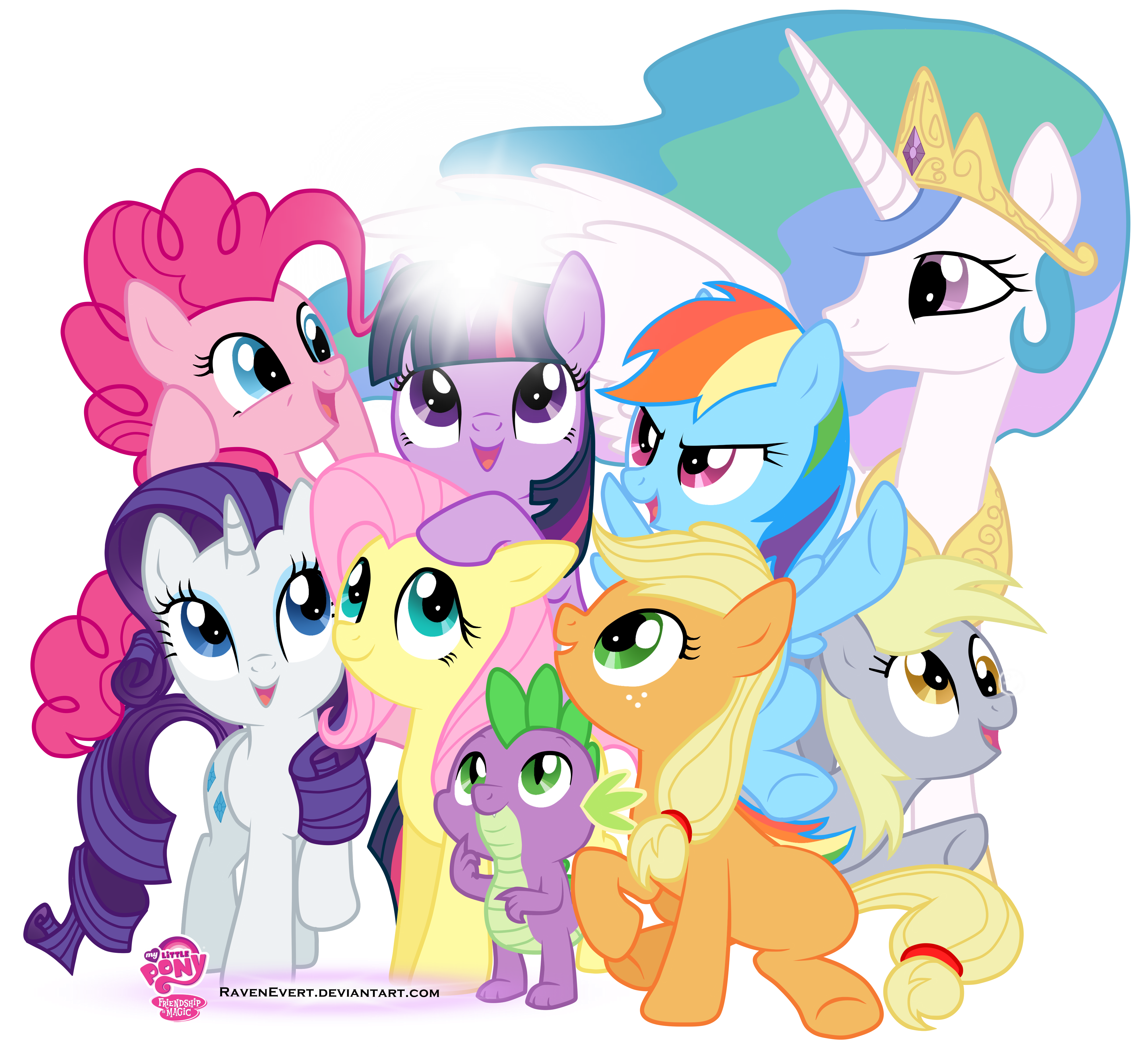 Little Pony Svg Cute My Little Pony Png Colored (Instant Download