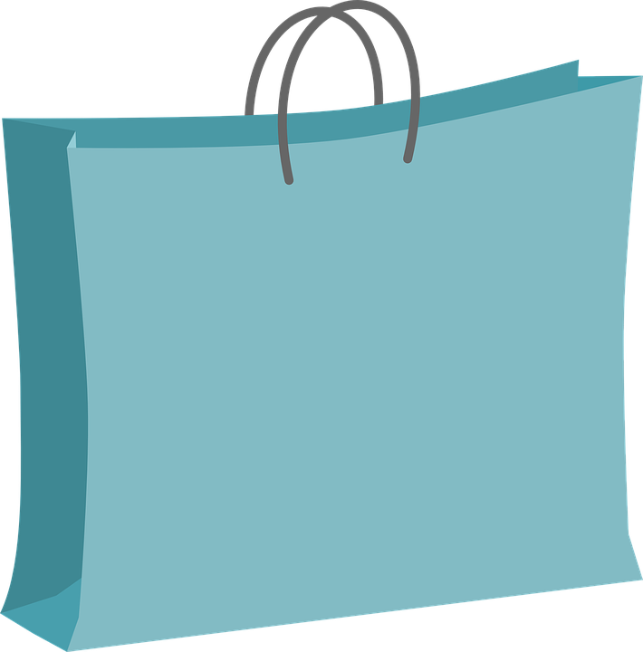 Black Shopping Bag Clip Art at  - vector clip art online, royalty  free & public domain