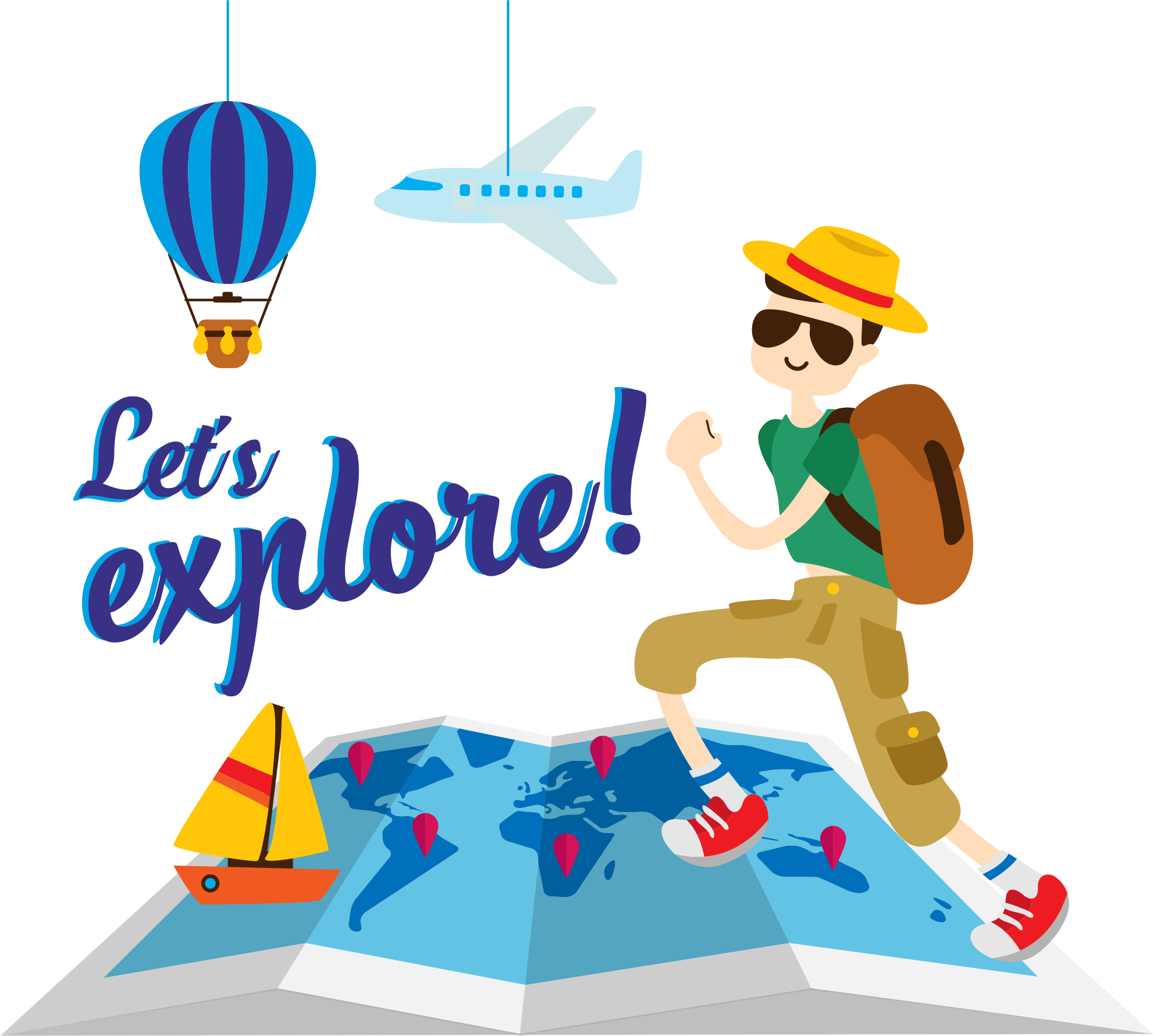 tours and travels logo vector png