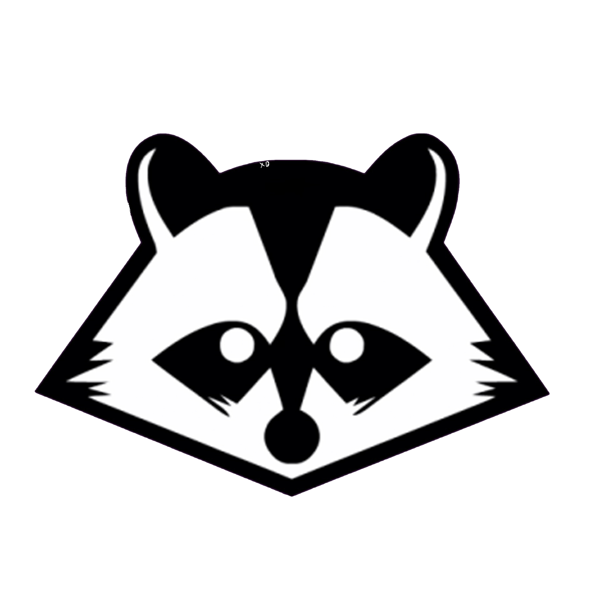 raccoon face clip art