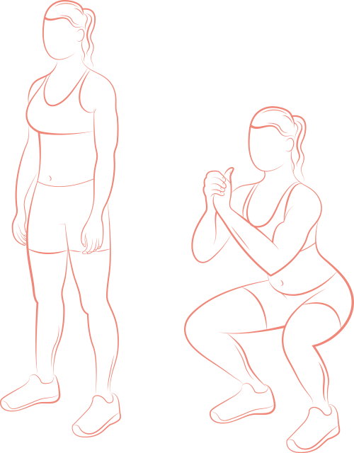 Squat Drawing typeidea