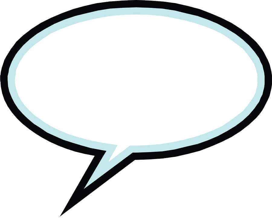 speech bubble transparent background