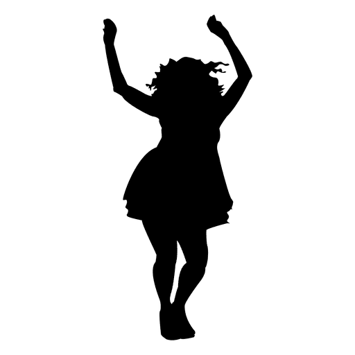 Dancing Girls Silhouettes Set - Free PSD Files