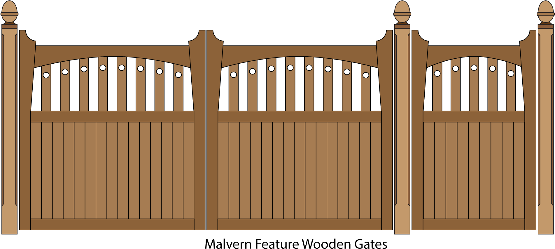 wooden fence gate clipart